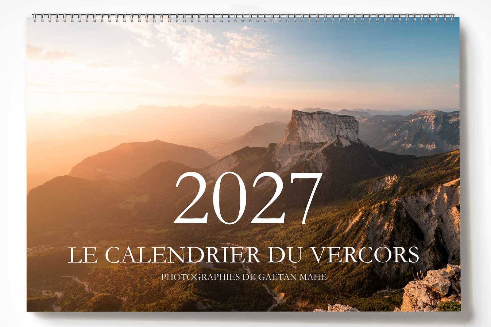 Calendrier 2027 Couverture du calendrier du Vercors 2027