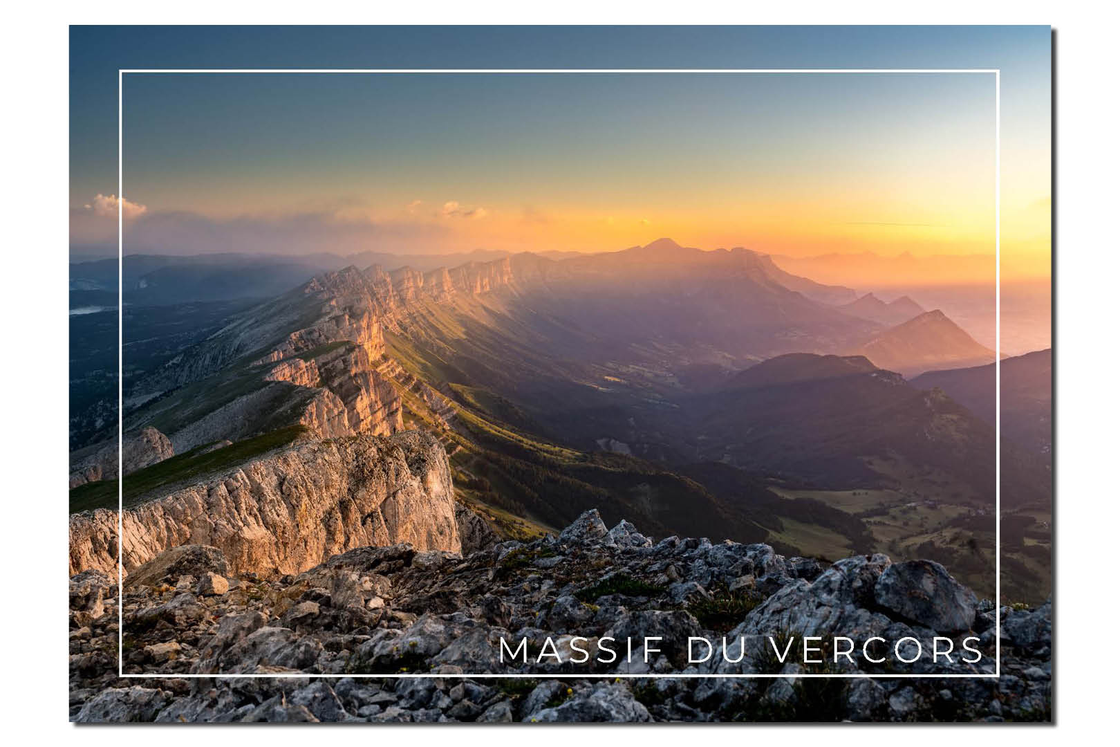 Carte du Massif du Vercors